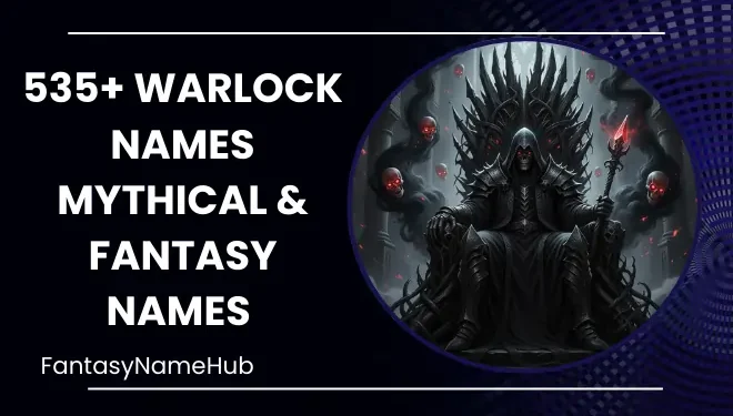 female warlock names wow