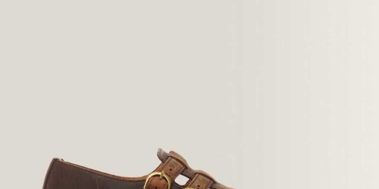 8065 crazy horse leather mary jane shoes