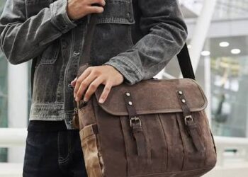 mens canvas messenger bag