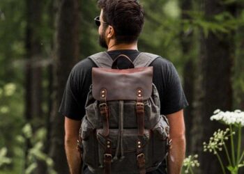 canvas backpack