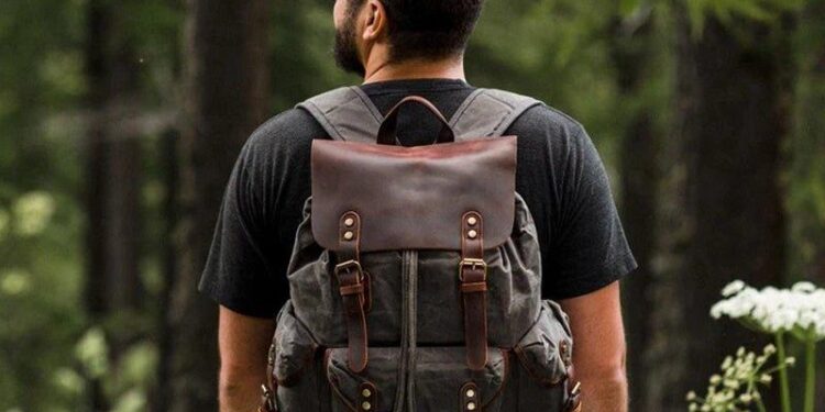 canvas backpack